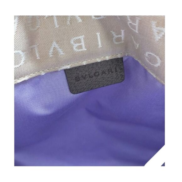 Bvlgari Beige Canvas Tote Bag with Brown Leather Trim Logo Shoulder  2553364 - Picture 7 of 8